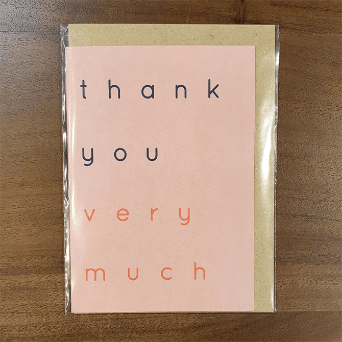 Kate Lemon Thank You Very Much Card